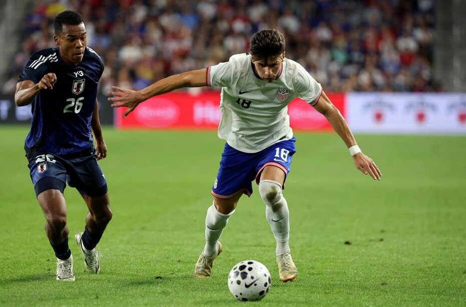 力的日本队, 的失利, 阵美国队